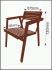 Baštenska ergonomska stolica izradjena od čeličnoh cevi i drvenih komponenata(dva temeljna prelaza plus završni sandolin).<> Zaštita metala je plastifikacija.<> Cena ...